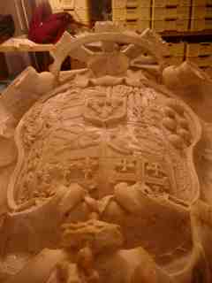 Restauro dello stemma Borbonico 