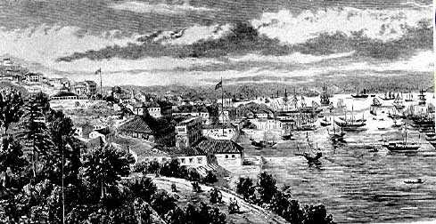 LA RADA DI HONG KONG NEL 1850