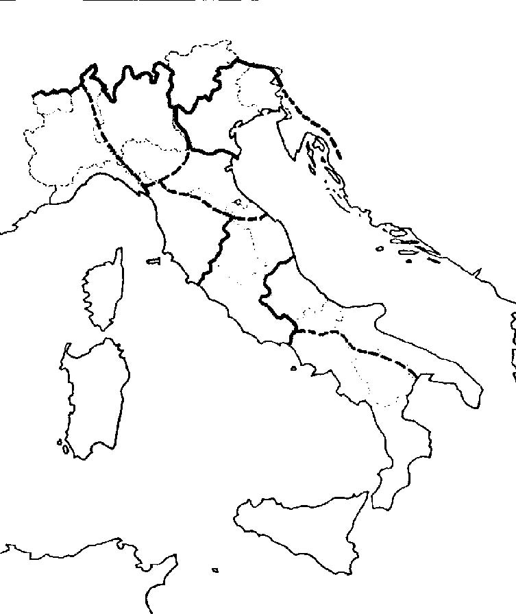 Tavola 8 L'Italia Federale di Carlo Cattaneo