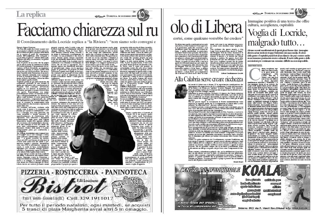 Facciamo chiarezza sul ruolo di Libera