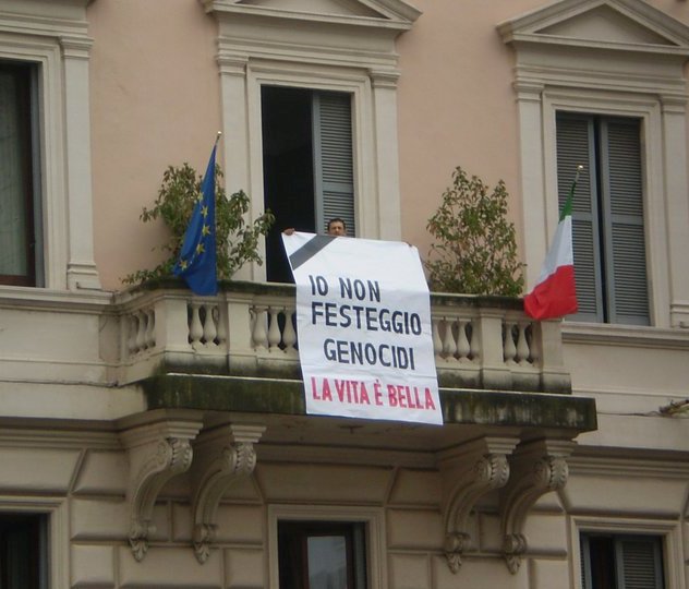 IO NON FESTEGGIO GENOCIDI...LA VITA E' BELLA